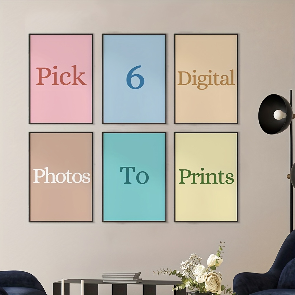 Photograph Lyrics - Set di 6 Stampe Personalizzate su