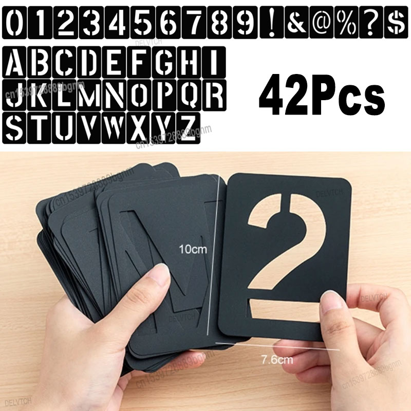 42 pezzi set riutilizzabile in - Photography Font recensione e prezzo