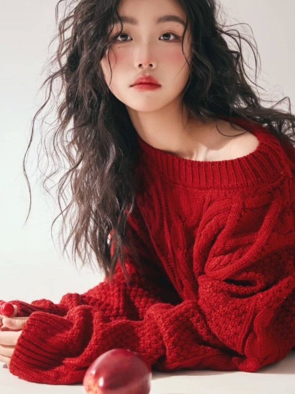 Maglione Rosso per Ragazze, Fo - Photography Young recensione e prezzo