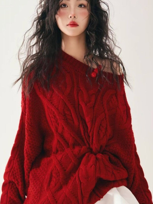 Maglione Rosso per Ragazze, Fo - Photography Young recensione e prezzo