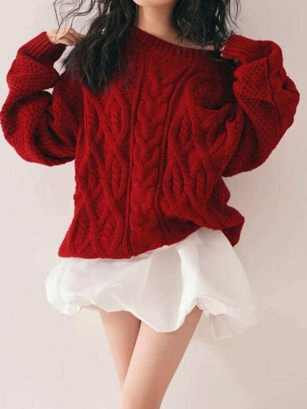 Maglione Rosso per Ragazze, Fo - Photography Young recensione e prezzo