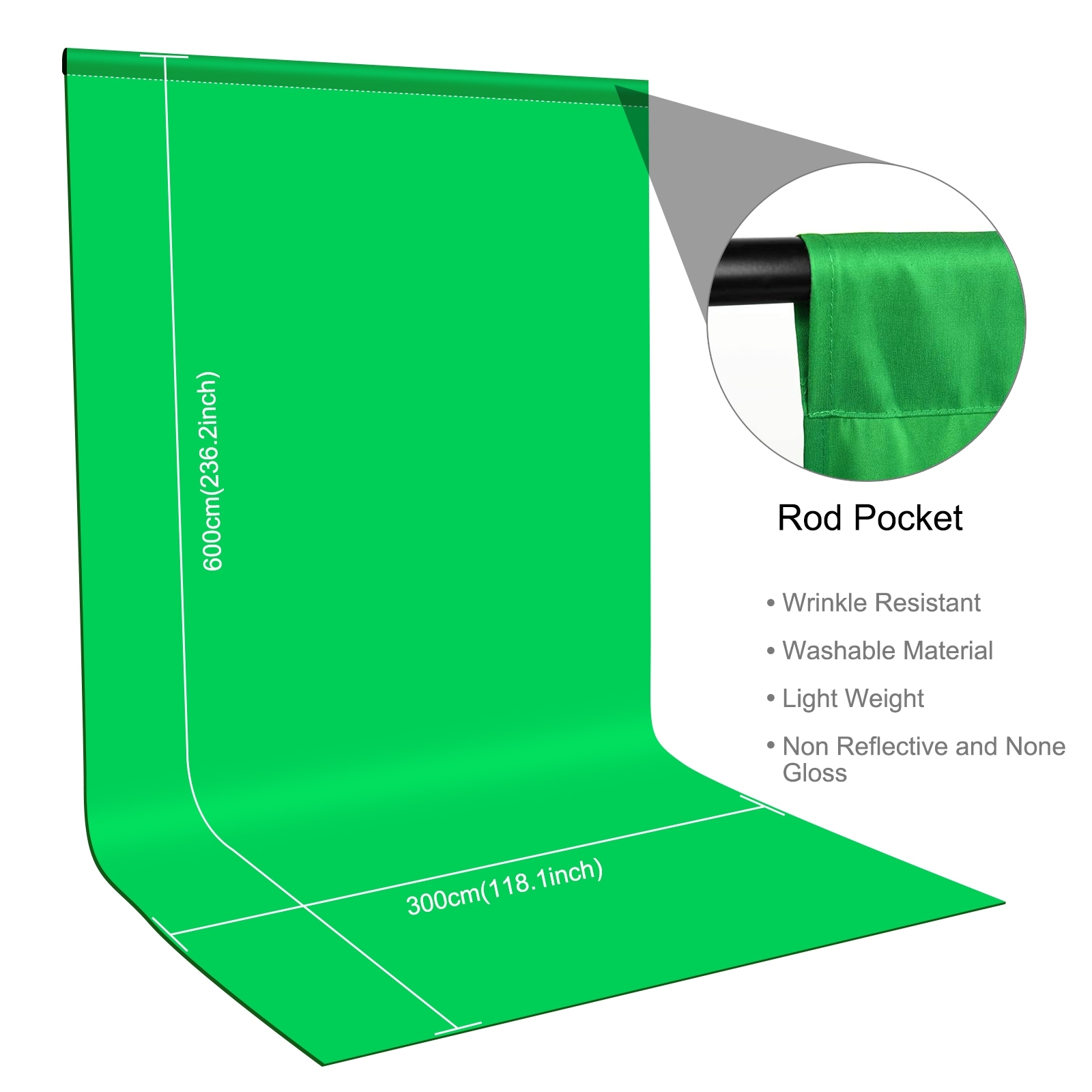 PULUZ 3m x 2m 2m x 2m 1m x 2m  - Photography Backdrop Muslin recensione e prezzo
