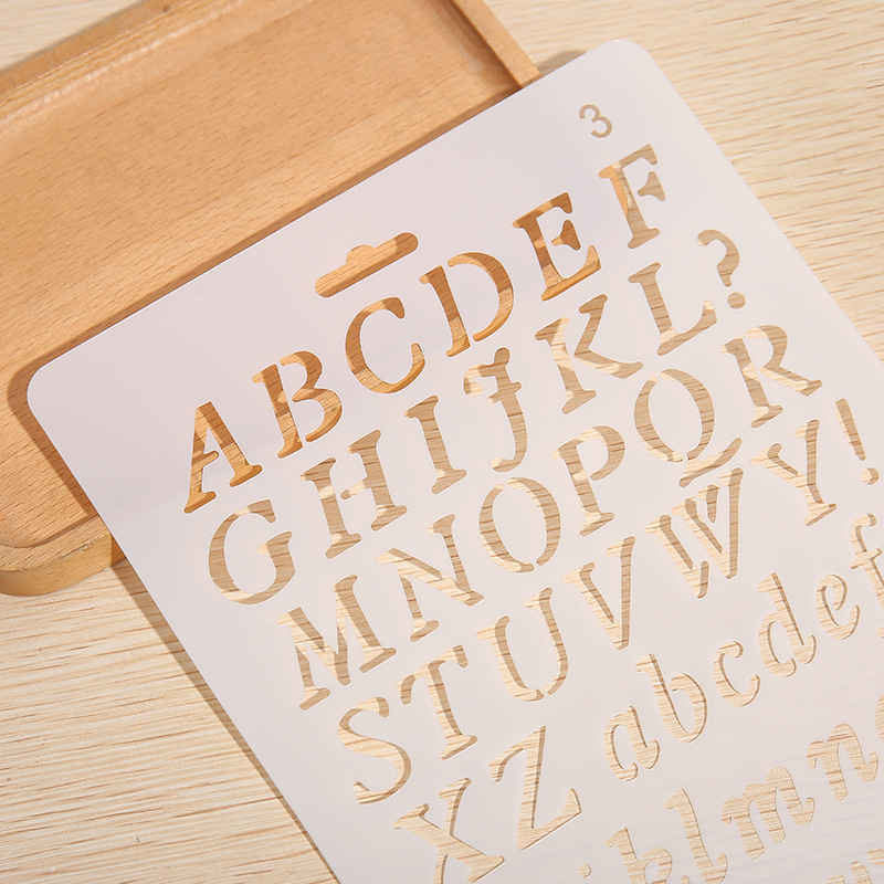 1 pz A4 lettere dell'alfabeto  - Photography Font recensione e prezzo