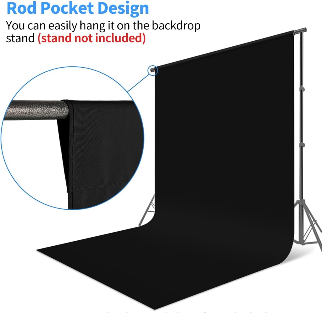 Sfondo nero per la fotografia  - Photography Backdrop Muslin recensione e prezzo