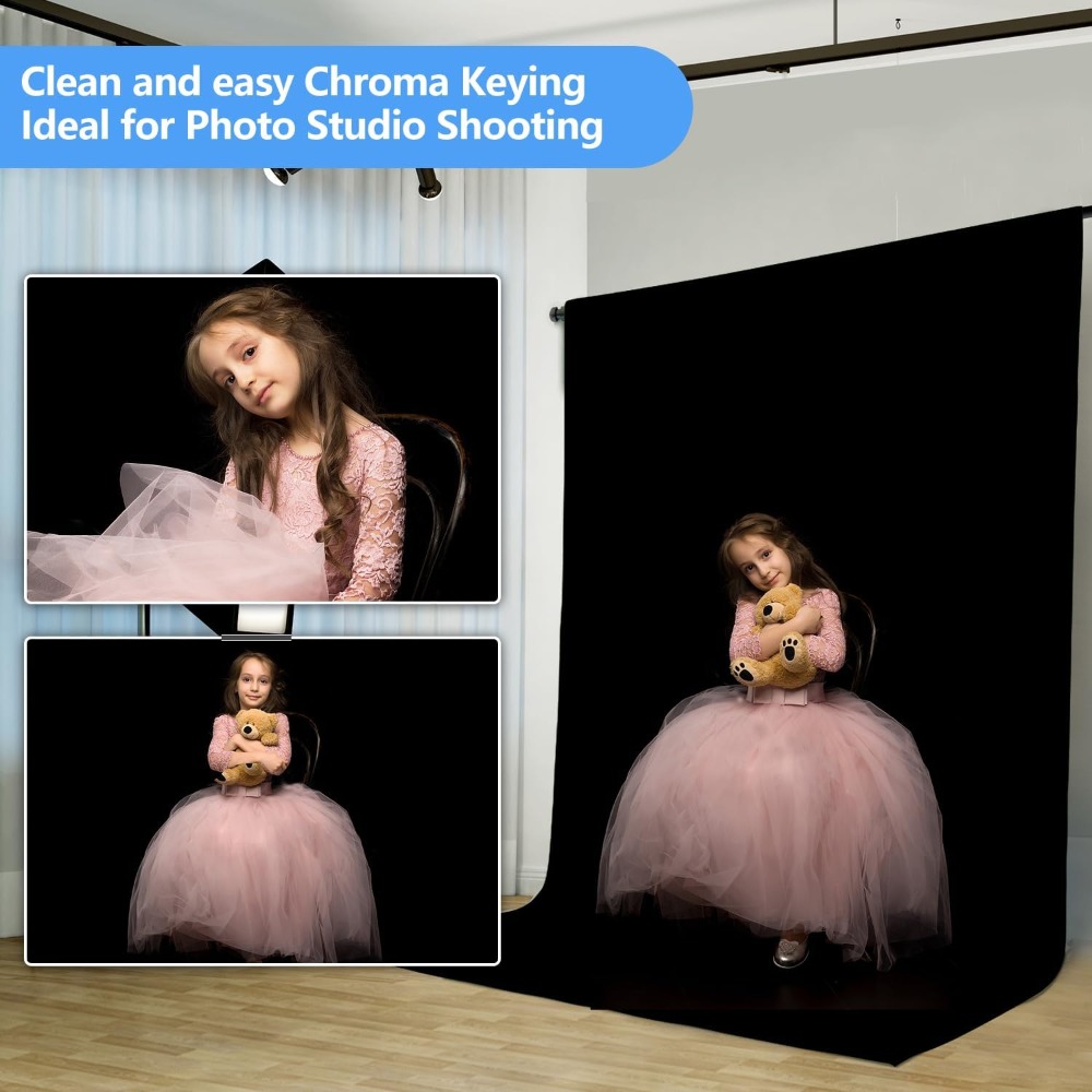 Sfondo nero per la fotografia  - Photography Backdrop Muslin recensione e prezzo
