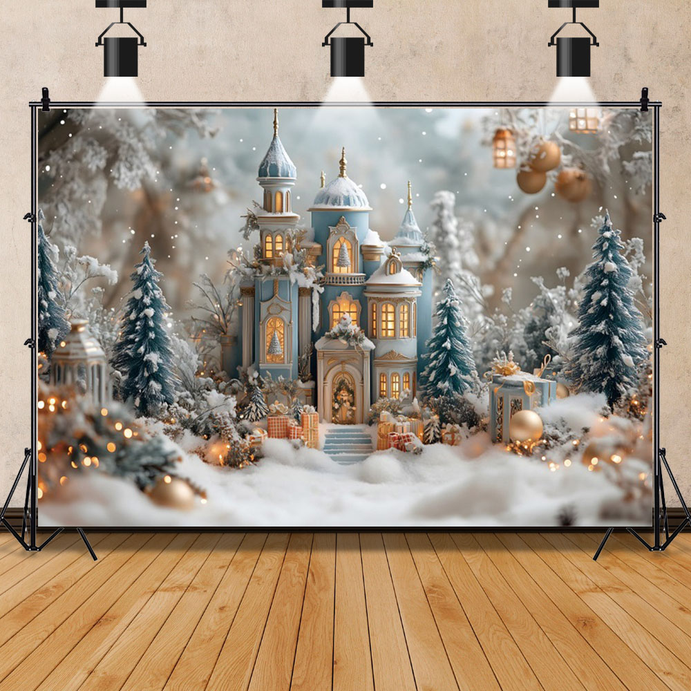 Buon Natale Palazzo Castello S - Photography Backdrop Muslin recensione e prezzo