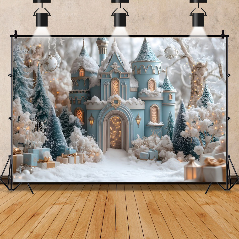 Buon Natale Palazzo Castello S - Photography Backdrop Muslin recensione e prezzo